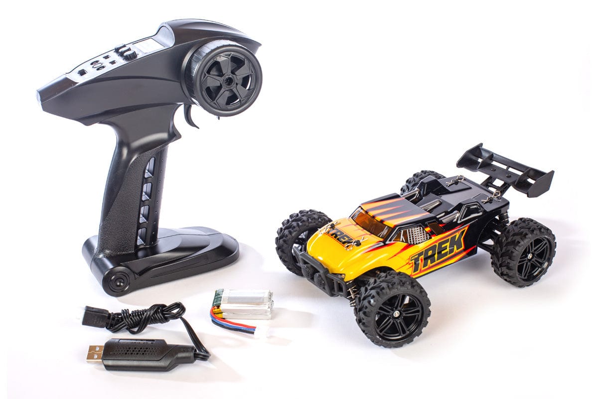 Rage RC Remote Control Cars & Trucks RGRC2450 RTR Truggy - Yellow 1/24 Rage RC Mini Trek