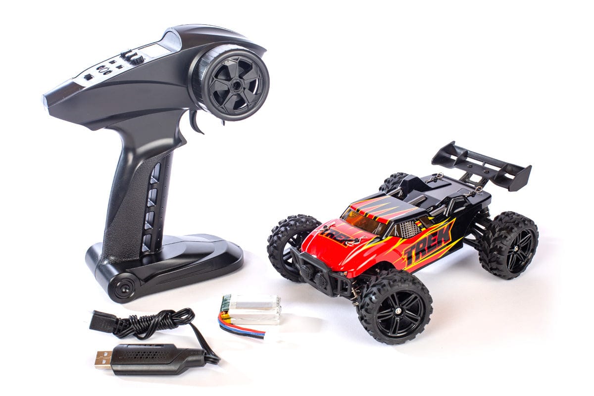 Rage RC Remote Control Cars & Trucks RGRC2451 RTR Truggy - Red 1/24 Rage RC Mini Trek