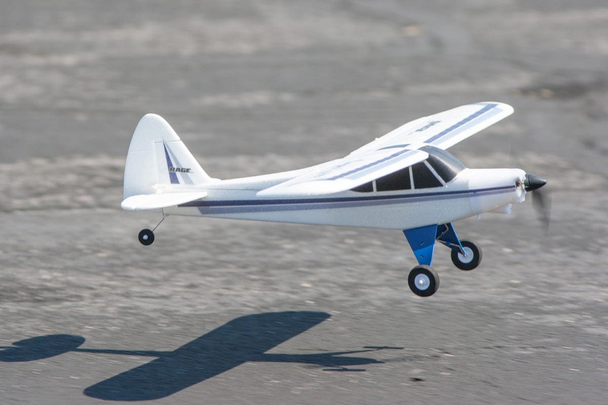 Rage RC Remote Control Planes Rage RC Super Cub 750 Brushless RTF 4-Channel Aircraft with PASS (Pilot Assist Stability Software) System