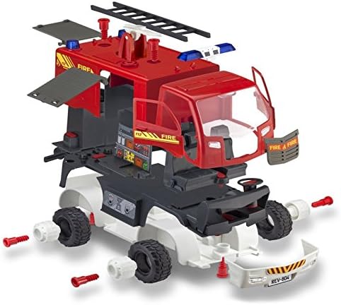 RMX Scale Model Kits 1/20 Revell Jr. Fire Truck - Red - Skill Level 1