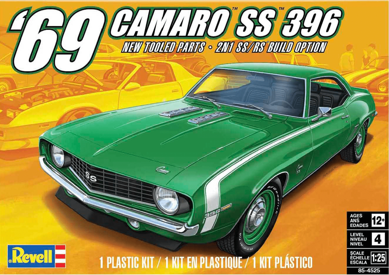 1/25 Revell 1969 Camaro SS 396