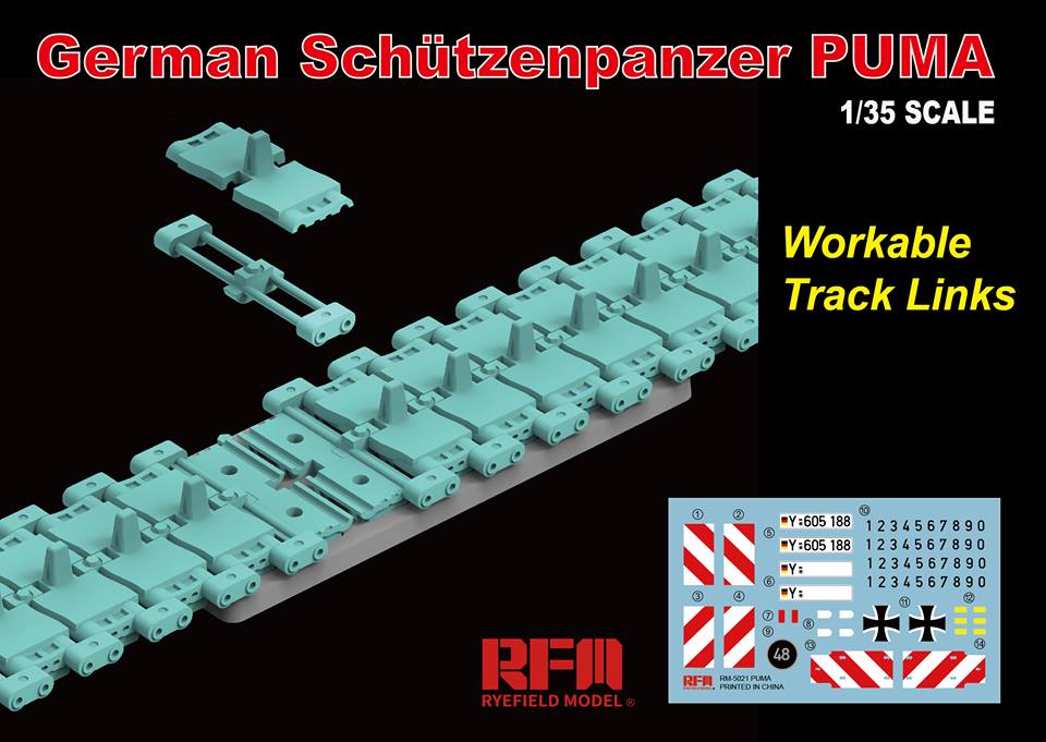 Rye Field Model Scale Model Kits 1/35 Rye Field Model RM-5021 German Schützenpanzer PUMA