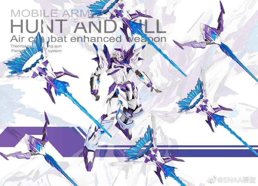 Clarksville Hobby Depot LLC 1/100 SNAA Model XH-01 Astral Soul Series Hunter Falcon Model Kit (Revival Ver.) (Soul Awakening Ver.)