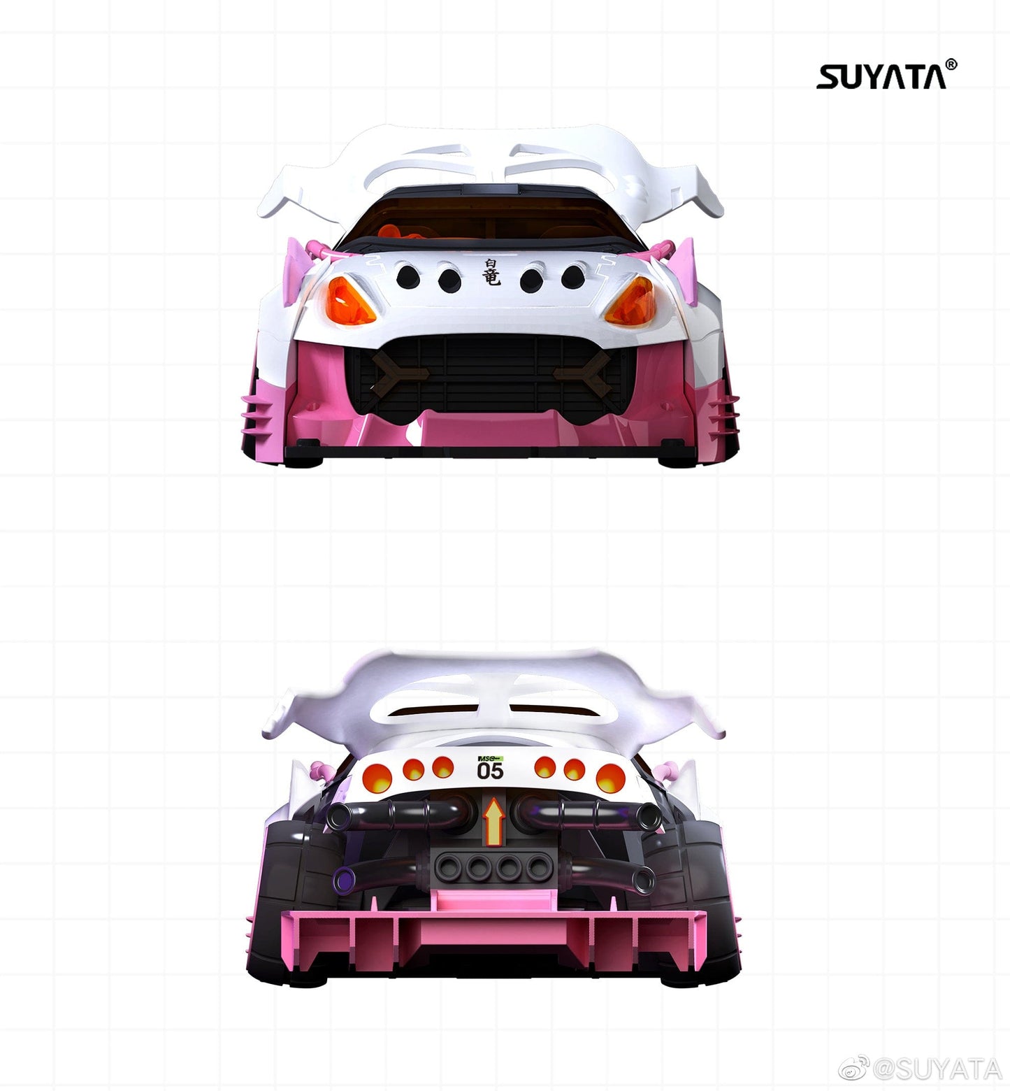 Suyata Scale Model Kits 1/32 Suyata MS-002 Madness Of The Street Dragon Wing & Nana Set Of 2 Model Kit