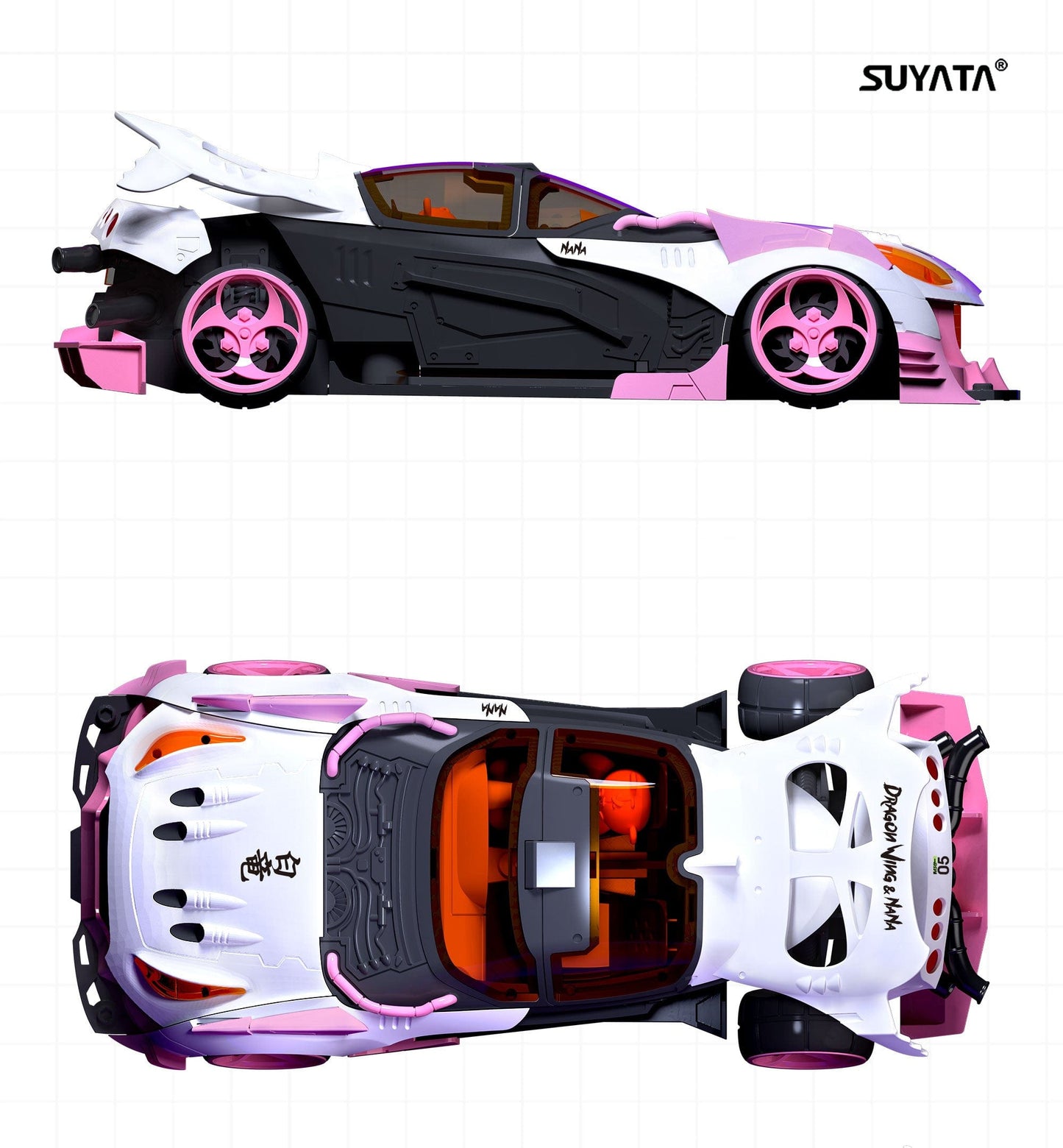 Suyata Scale Model Kits 1/32 Suyata MS-002 Madness Of The Street Dragon Wing & Nana Set Of 2 Model Kit