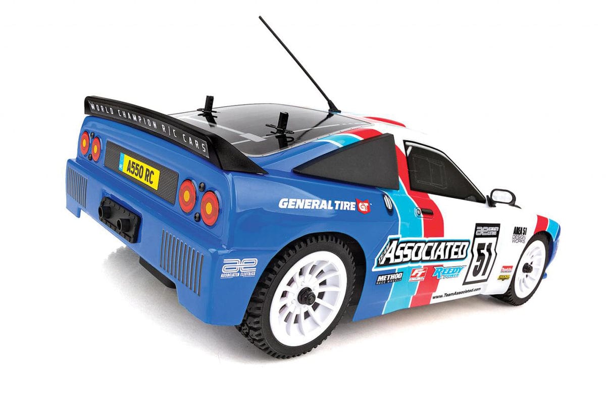 Team Associated Remote Control Cars & Trucks 1/10 Team Associated Apex2 Sport, A550 Rally Car RTR LiPo Combo