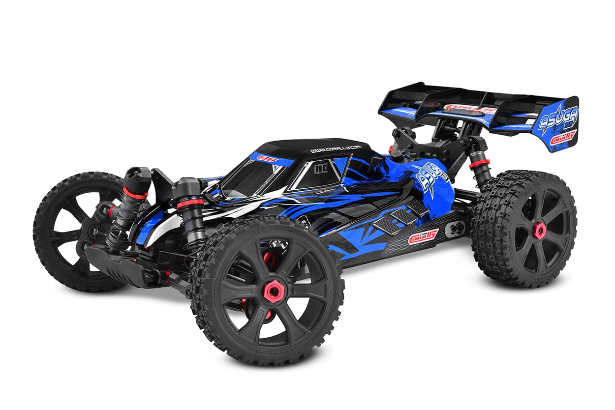Team Corally Remote Control Cars & Trucks Asuga XLR 6S RTR Racing Buggy - Blue Team Corally Asuga XLR 6S RTR Racing Buggy, Large Scale