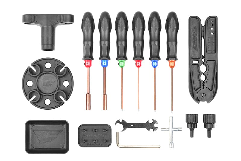 Team Corally Remote Control Toy Accessories Team Corally RC Car Tool Set - Includes Tool Bag - 16pcs Total