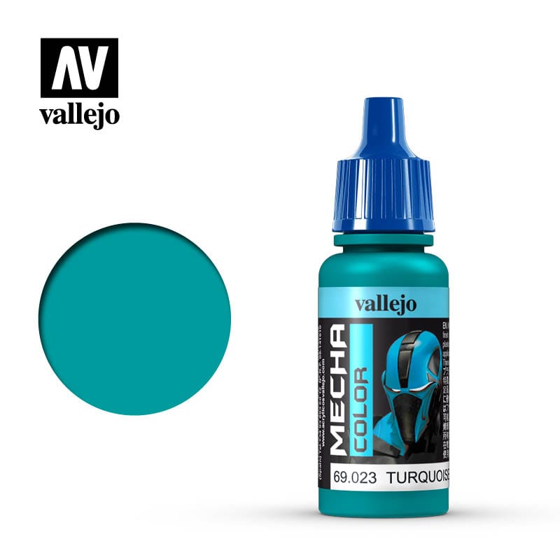 Vallejo Paints Turquoise Vallejo Mecha Color