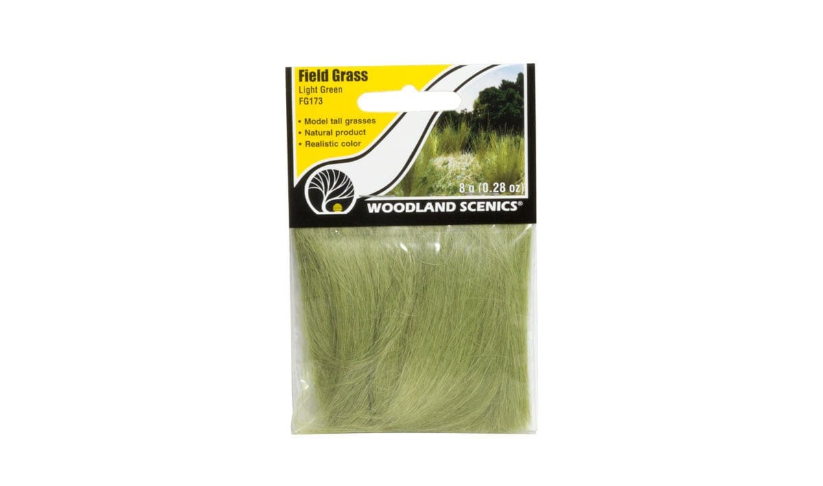 Woodland Scenics Scale Model Accessories Woodland Scenics Field Grass- Light Green (8gms Bag/Cd)
