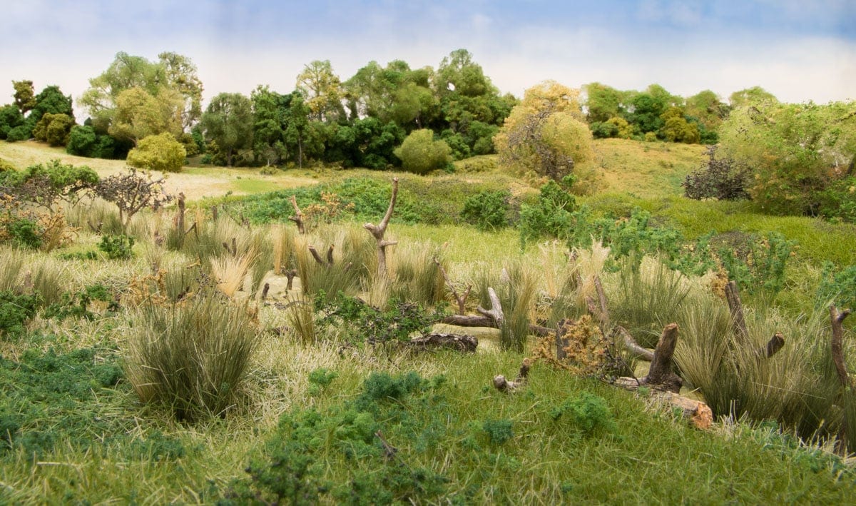 Woodland Scenics Scale Model Accessories Woodland Scenics Field Grass- Medium Green (8gms Bag/Cd)