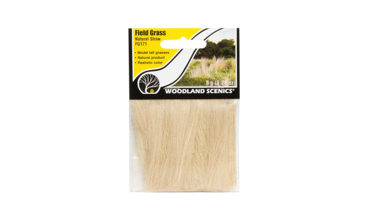 Woodland Scenics Scale Model Accessories Woodland Scenics Field Grass- Natural Straw (8gms Bag/Cd)