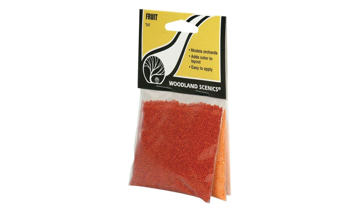 Woodland Scenics Scale Model Accessories Woodland Scenics Fruit- Apples & Oranges Colors (1-1/2cu. in. Bag/Cd)