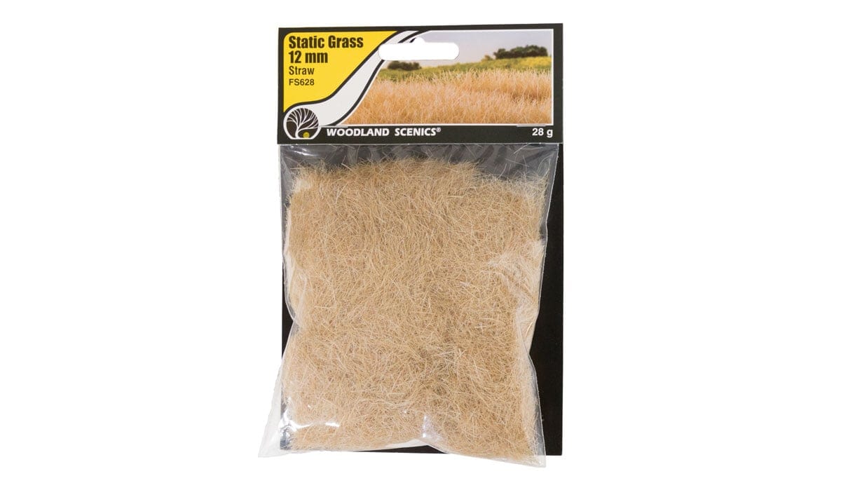 Woodland Scenics Scale Model Accessories Woodland Scenics Static Grass- Straw (12mm Bag)