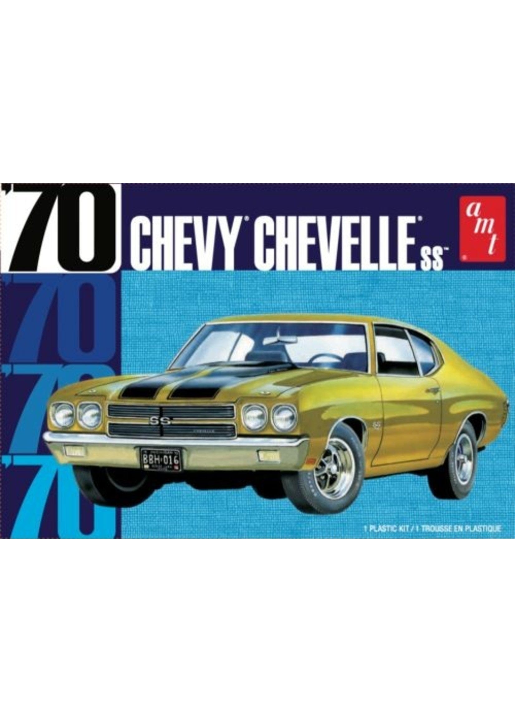 AMT 1969 Chevy Chevelle Hardtop, 1/25 scale Plastic Model Car Kit