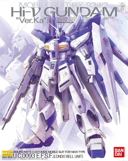 BAN Scale Model Kits 1/100 MG Hi-Nu Gundam Ver. Ka  Char's Counterattack