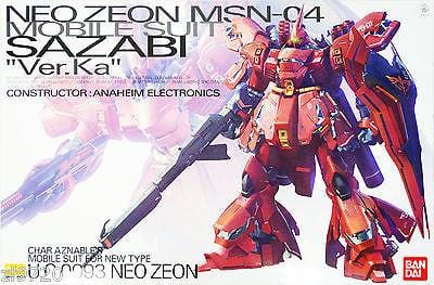 BAN Scale Model Kits 1/100 MG MSN-04 Sazabi Ver.Ka