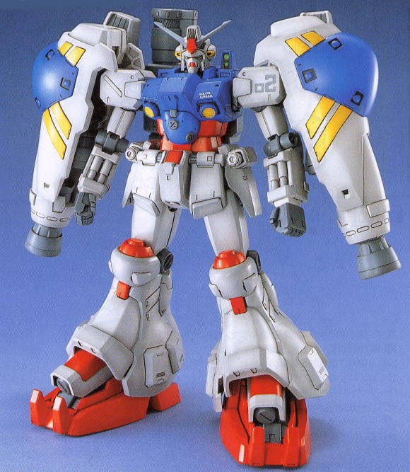 BAN Scale Model Kits 1/100 MG Rx-78GP02A Gumdam GP02 Physalis 0083