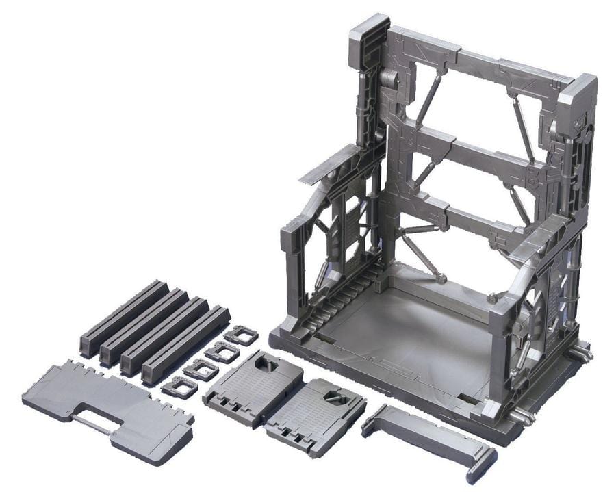 BAN Scale Model Kits 1/144 Bandai System Base 001 Black Builder Parts