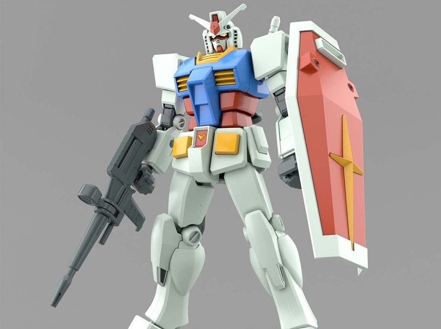 BAN Scale Model Kits 1/144 EG RX-78-2 Gundam (Full Weapon Set)