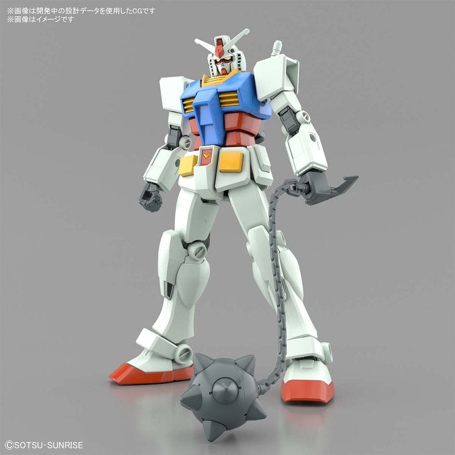 BAN Scale Model Kits 1/144 EG RX-78-2 Gundam (Full Weapon Set)