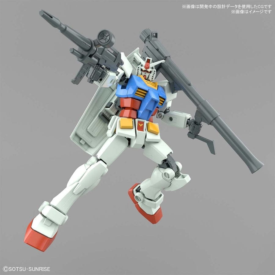 BAN Scale Model Kits 1/144 EG RX-78-2 Gundam (Full Weapon Set)