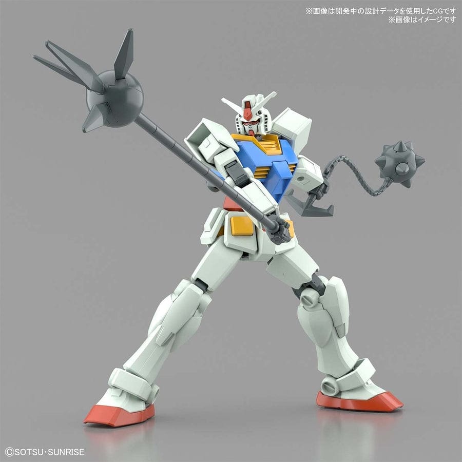 BAN Scale Model Kits 1/144 EG RX-78-2 Gundam (Full Weapon Set)