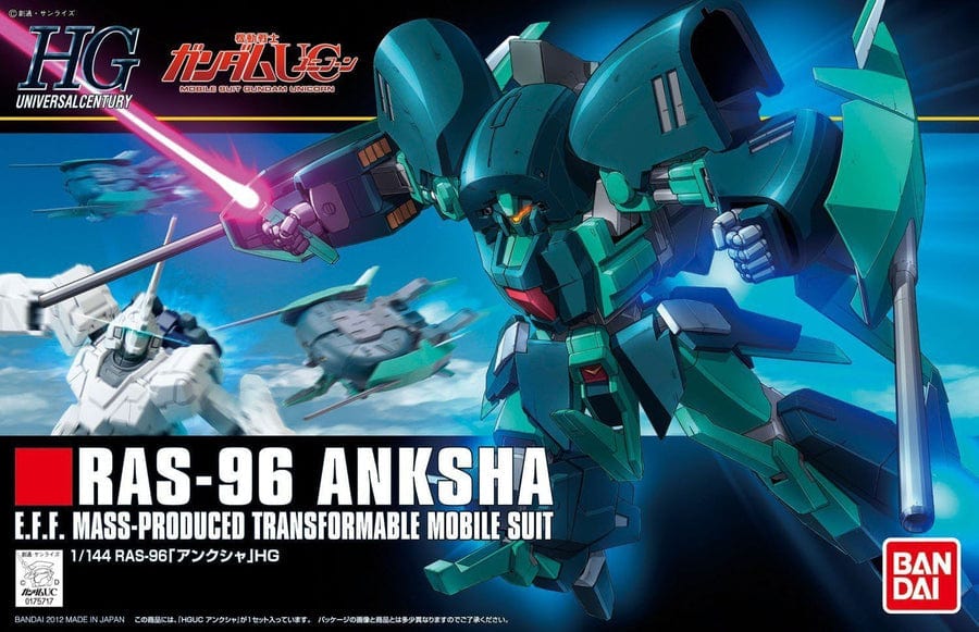 BAN Scale Model Kits 1/144 HGUC #141 Anksha