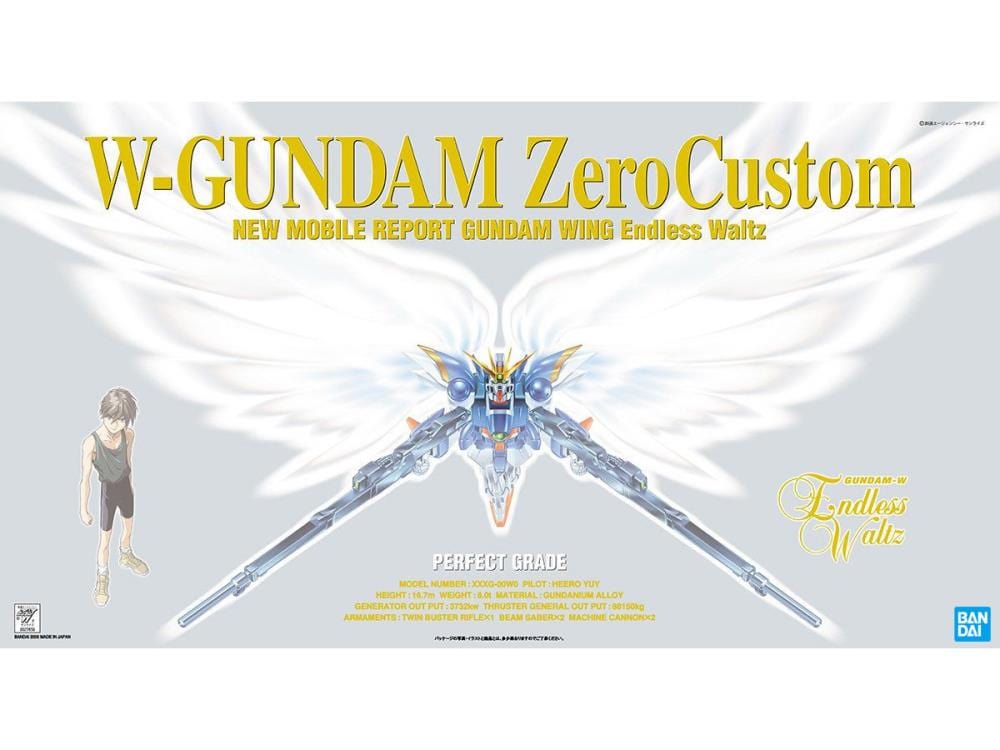 BAN Scale Model Kits 1/60 PG Wing Gundam Zero Custom