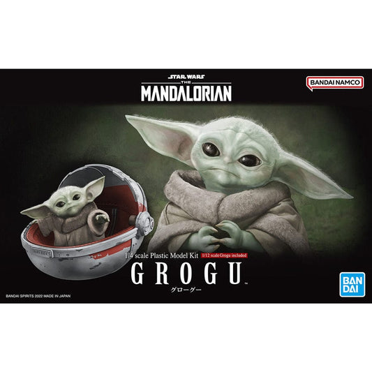 BAN Scale Model Kits The Mandalorian Grogu 1/4 & 1/12 Scale Model Kit Set