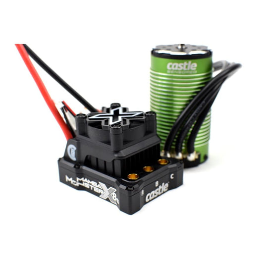 CASTLE Remote Control Toy Accessories Castle Creations Mamba Monster X 8S 33.6V ESC W / 1717-1260KV Sensored Motor