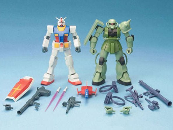 Clarksville Hobby Depot LLC Scale Model Kits 1/144 HGUC Gunpla Starter Set RX-78-2 Vs Zaku II