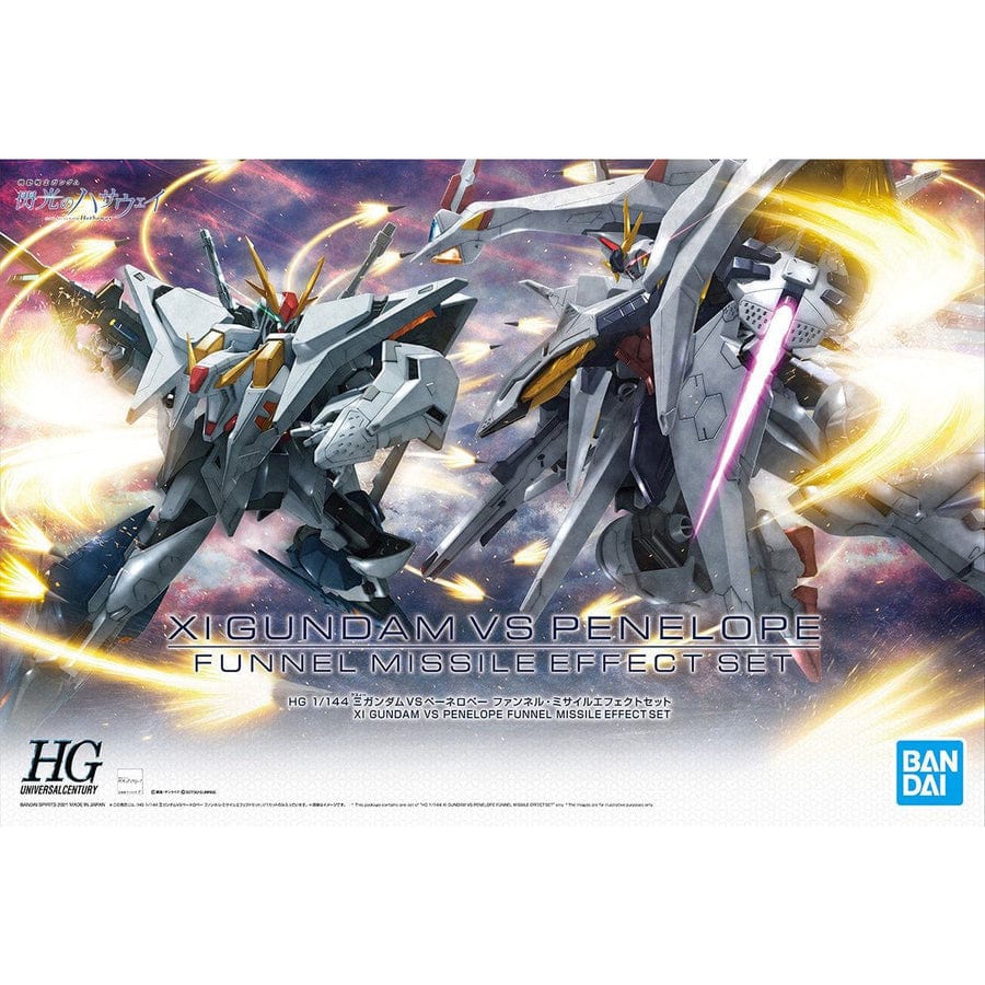 Clarksville Hobby Depot LLC Scale Model Kits 1/144 HGUC Xi Gundam Ws Penelope Funnel Missile Effect Set