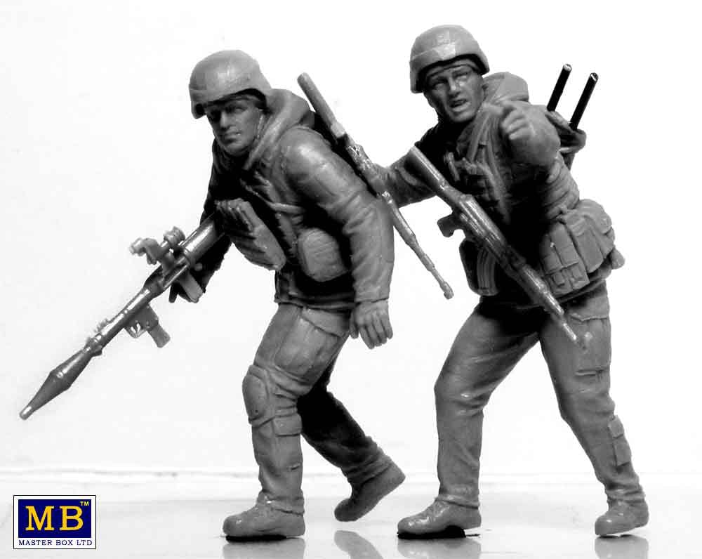 Clarksville Hobby Depot LLC Scale Model Kits 1/35 Master Box Ltd. Ukrainian Soldiers Azov Regiment, Defence of Mariupol, March 2022 Kit #2