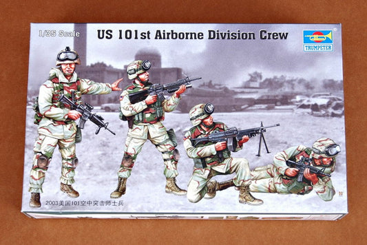 Clarksville Hobby Depot LLC Scale Model Kits 1/35 Trumpeter Modern US 101st Airborne Division Crew