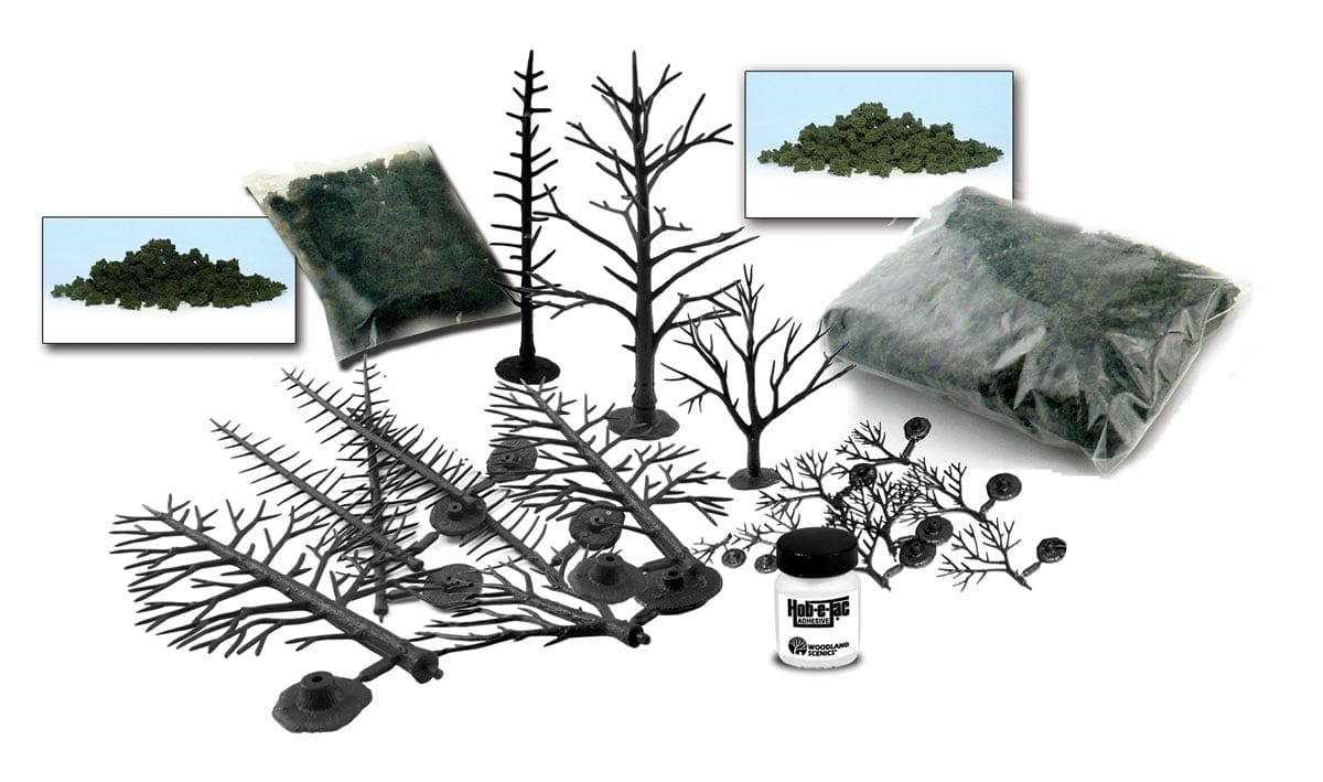 Clarksville Hobby Depot LLC Woodland Scenics Trees Learning Kit
