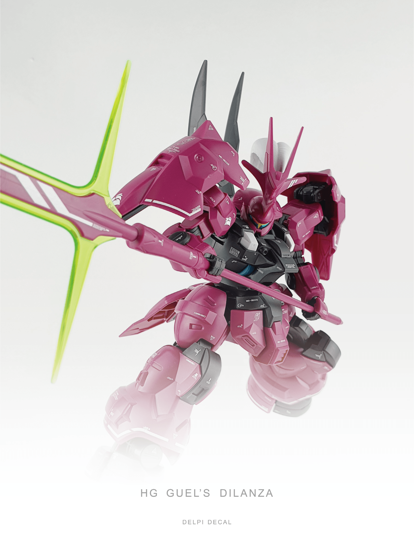 DELPI Scale Model Accessories 1/144 Delpi Decal HG Guel's Dilanza Water Decal (Normal and Luminous)