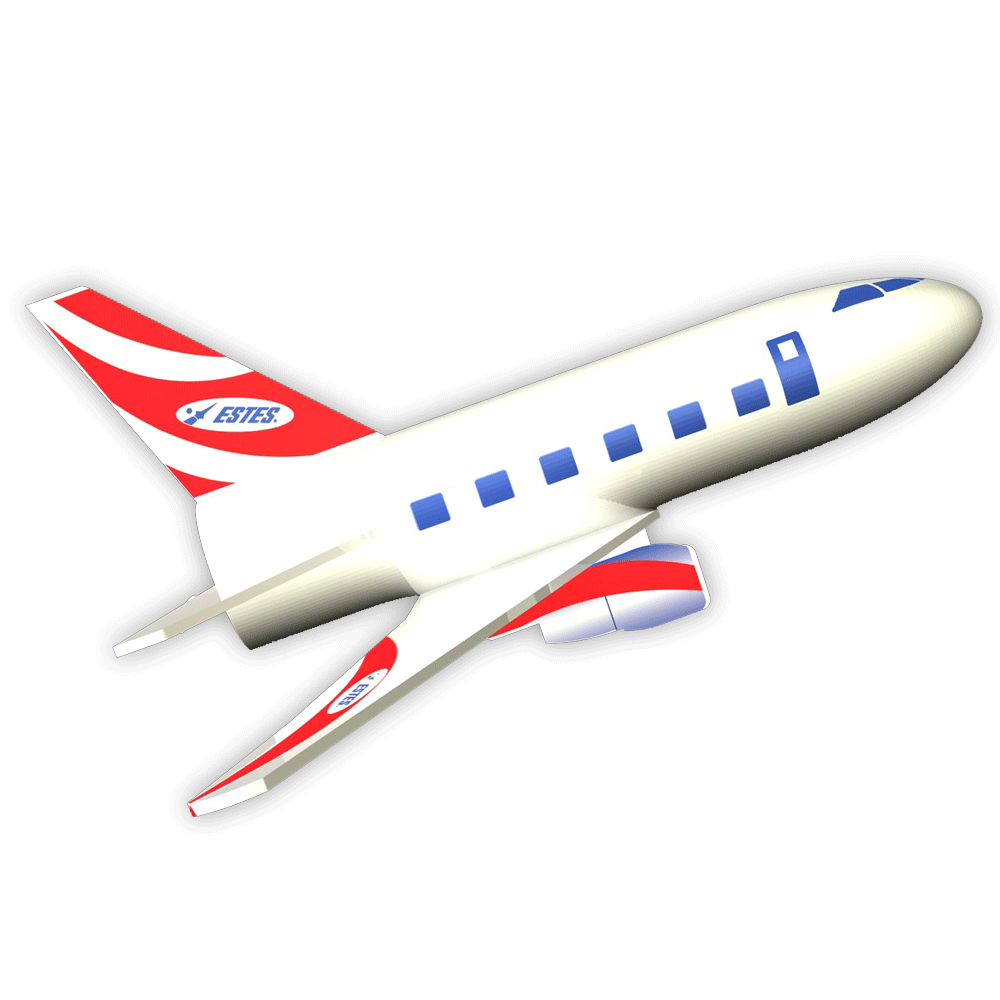 EST Model Rocketry Estes Jetliner Skill-1