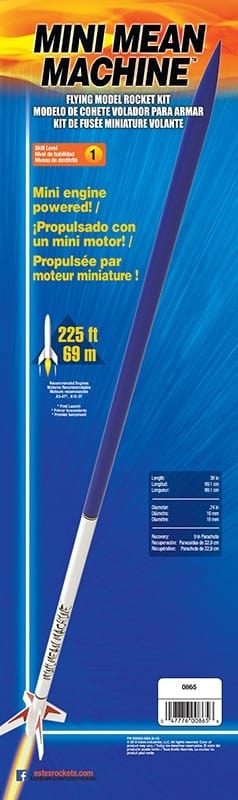 EST Model Rocketry Estes Mini Mean Machine