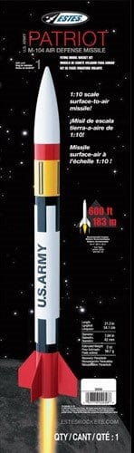 Estes Model Rocketry 1/10 Estes U.S. Army Patriot M-104