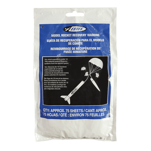 Estes Model Rocketry Estes Model Rockets Recovery Wadding
