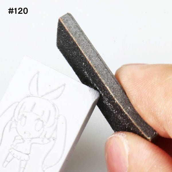 GHD Scale Model Accessories GodHand Kamiyasu Sanding Sponge Stick 3mm Set A (120, 240, 400)
