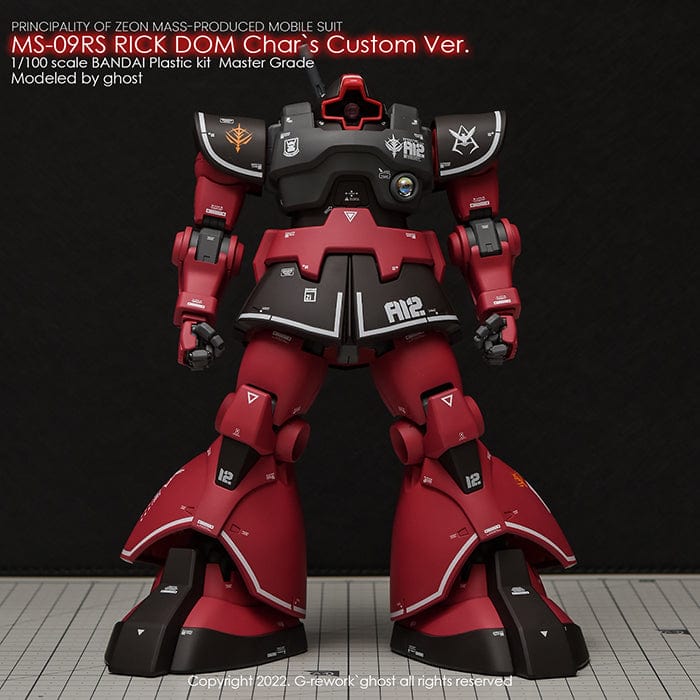 G-Rework [MG] MS-09RS Rick Dom 1.5 Char Aznable's Ver (C.A. Custom