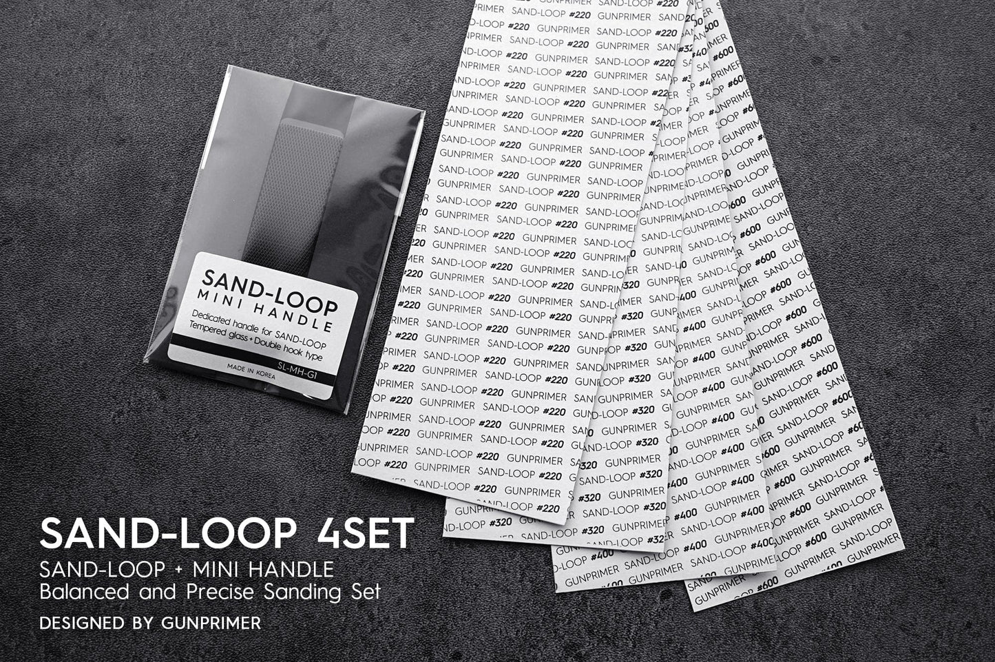 GNP Scale Model Accessories Gunprimer Sand-Loop 4 Set