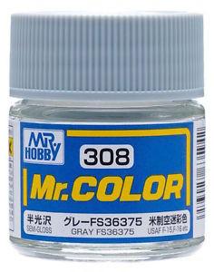 GNZ Paint C308 Semi Gloss Gray FS36375 - 10ml