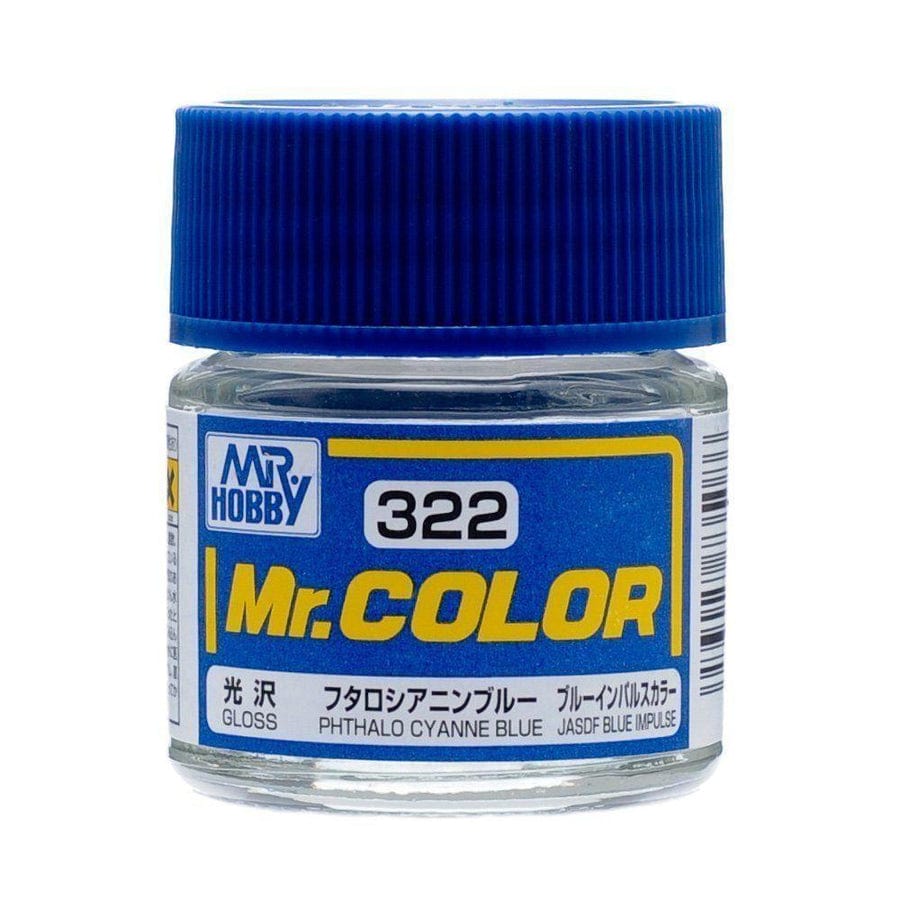 GNZ Paint C322 Gloss Phthalo Cyanne Blue - 10ml