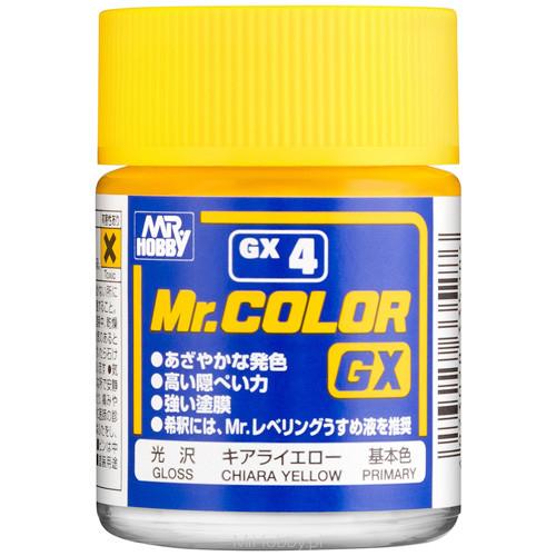 GNZ Paint GX4 Gloss Chiara Yellow - 18ml