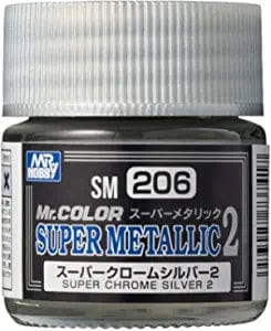 GNZ Paint SM206 Super Chrome Silver 2 - 10ml