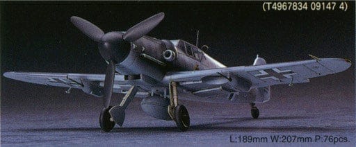 Hasegawa Scale Model Kits 1/48 Hasegawa Messerschmitt Bf-109G6