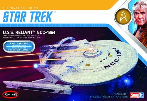 PLL Scale Model Kits Polar Lights 1/1000 Star Trek USS Reliant Wrath Khan